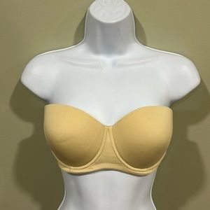 Nordstrom Intimates Beige Strapless Bra Size 32DD